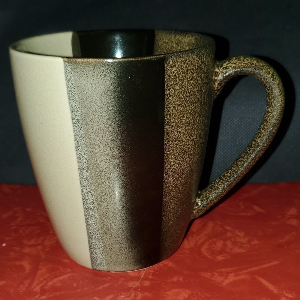 Sango 4828 Tri Black Cup Mug 12 oz